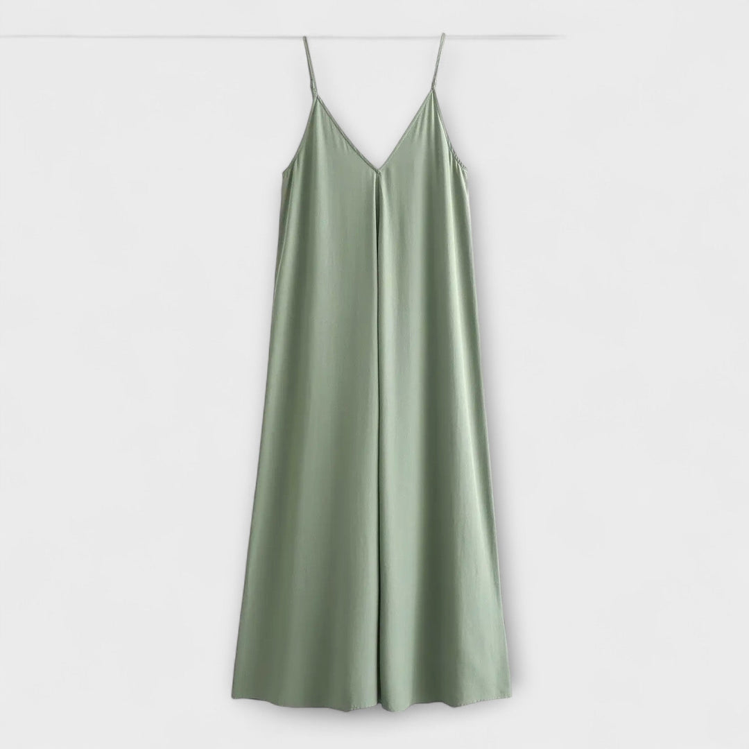Robe maxi à bretelles