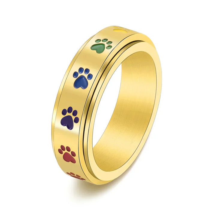 Bague anti-stress rotative pour pattes