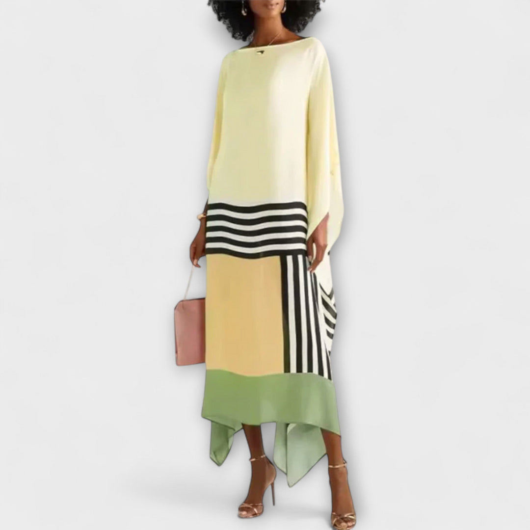 Elenora - Kaftan géométrique à coupe ample
