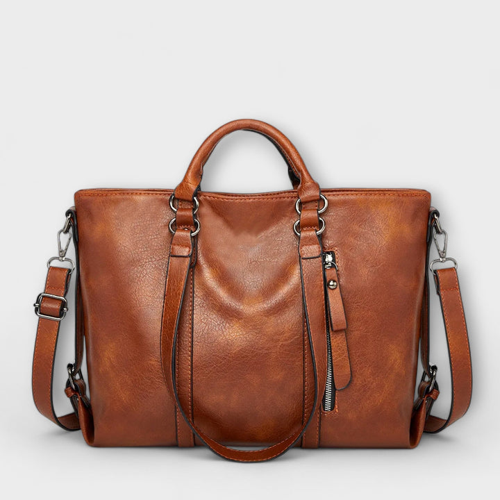 Cécile. - Grand sac en cuir