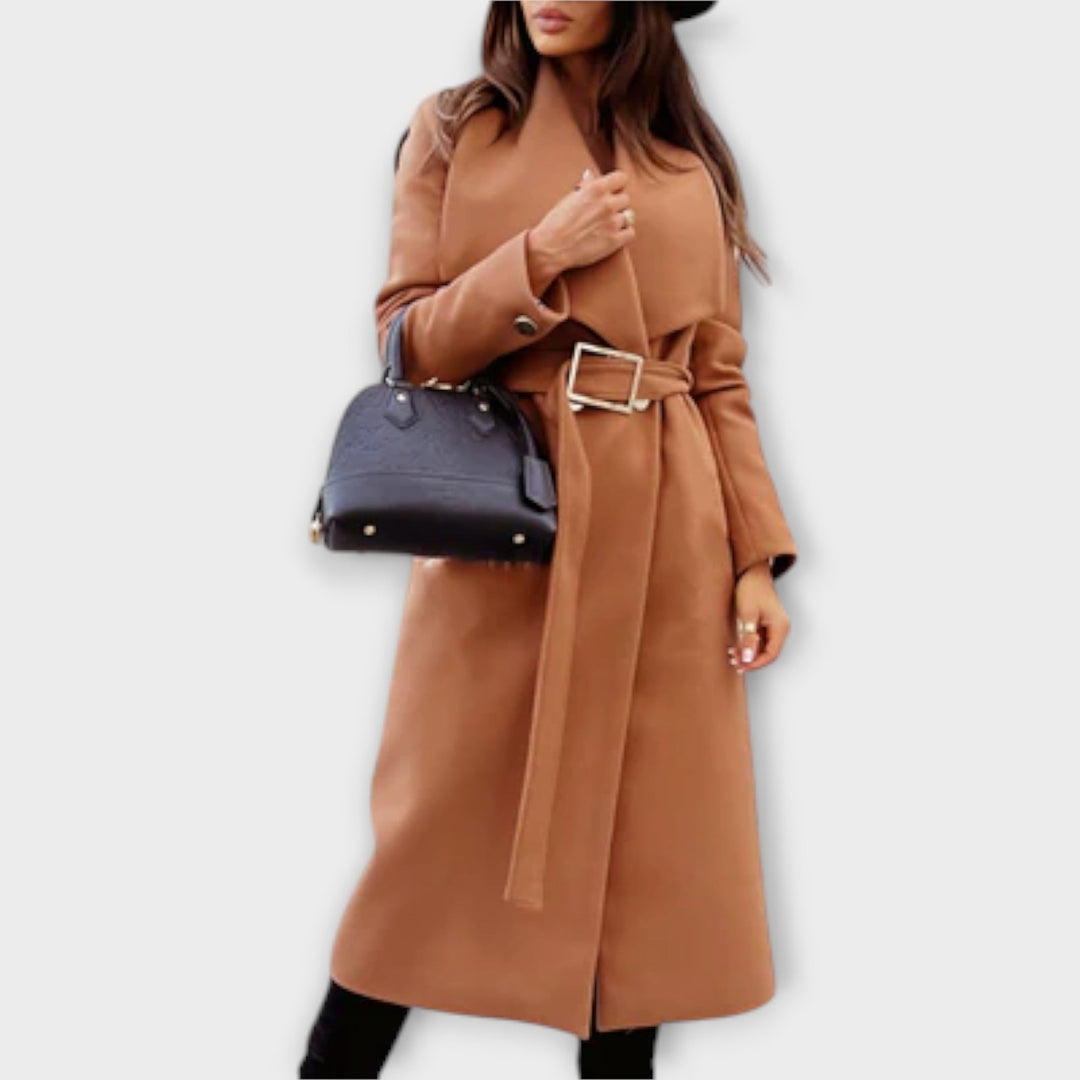Mura - Manteau long ajusté pour femmes