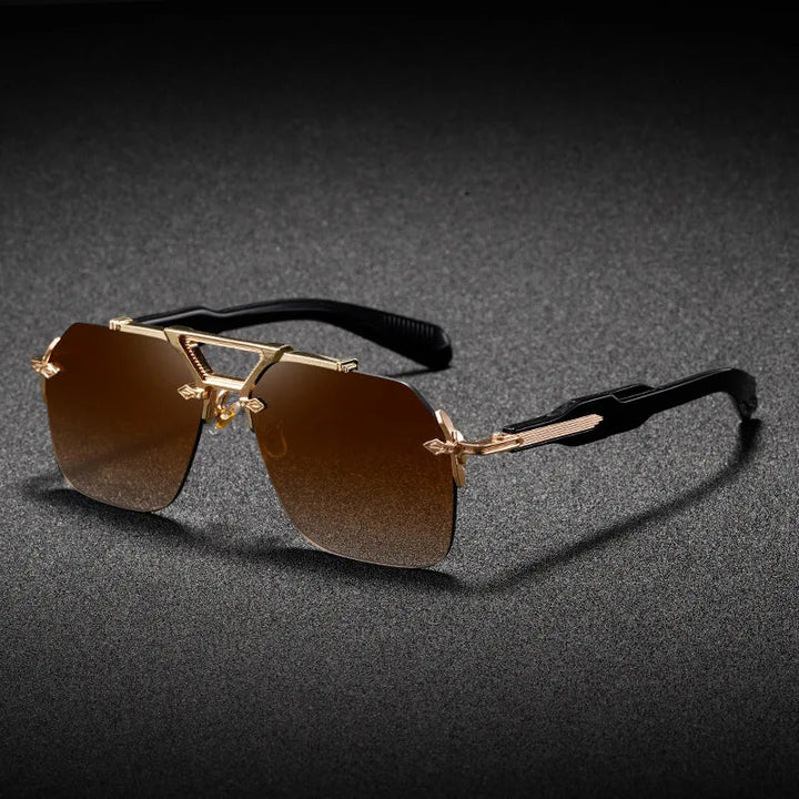 Falk™ | Lunettes de soleil Aviateur Luxe
