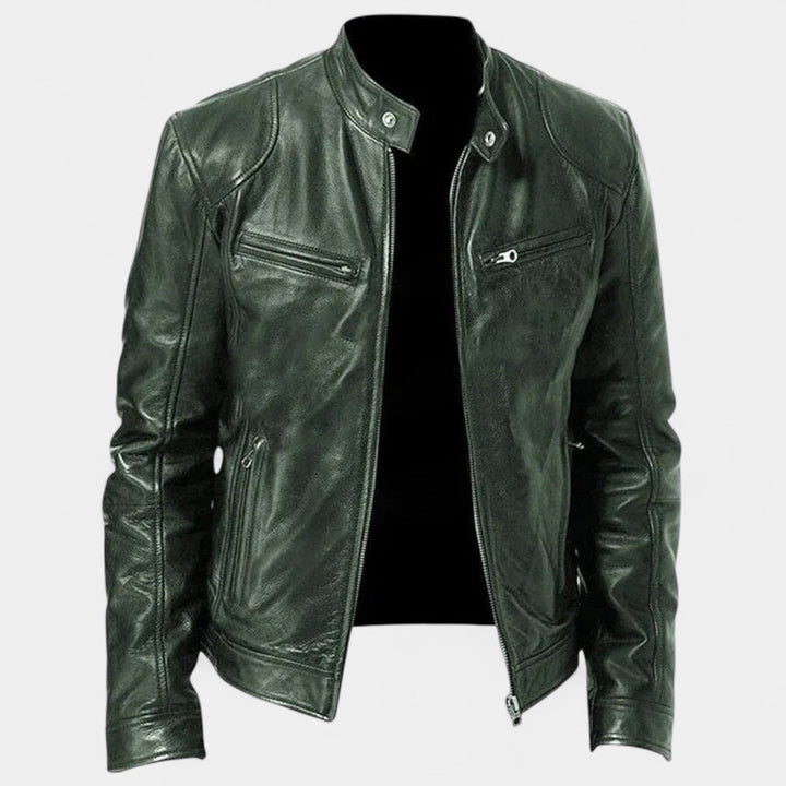 Henry – Veste en cuir pour l'élégance automnale