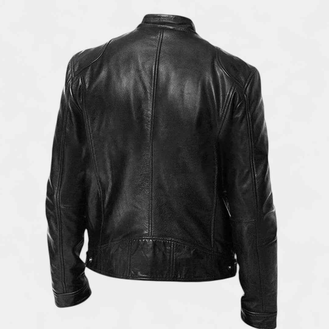Henry – Veste en cuir pour l'élégance automnale
