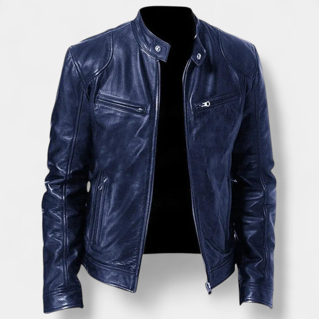 Henry – Veste en cuir pour l'élégance automnale