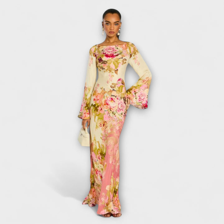 Kelly - Robe maxi pour une fête de jardin