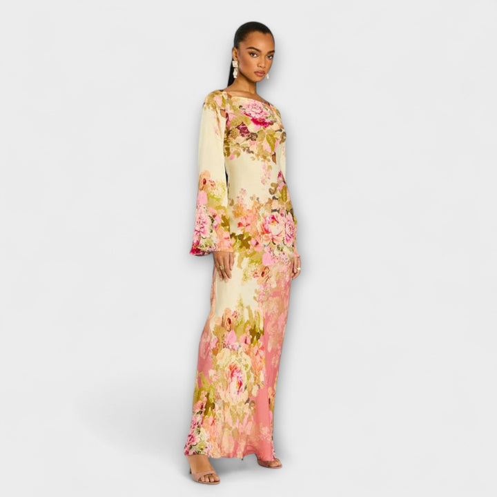 Kelly - Robe maxi pour une fête de jardin