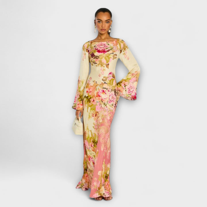 Kelly - Robe maxi pour une fête de jardin