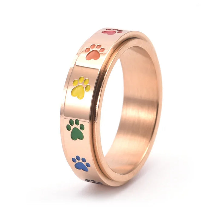 Bague anti-stress rotative pour pattes