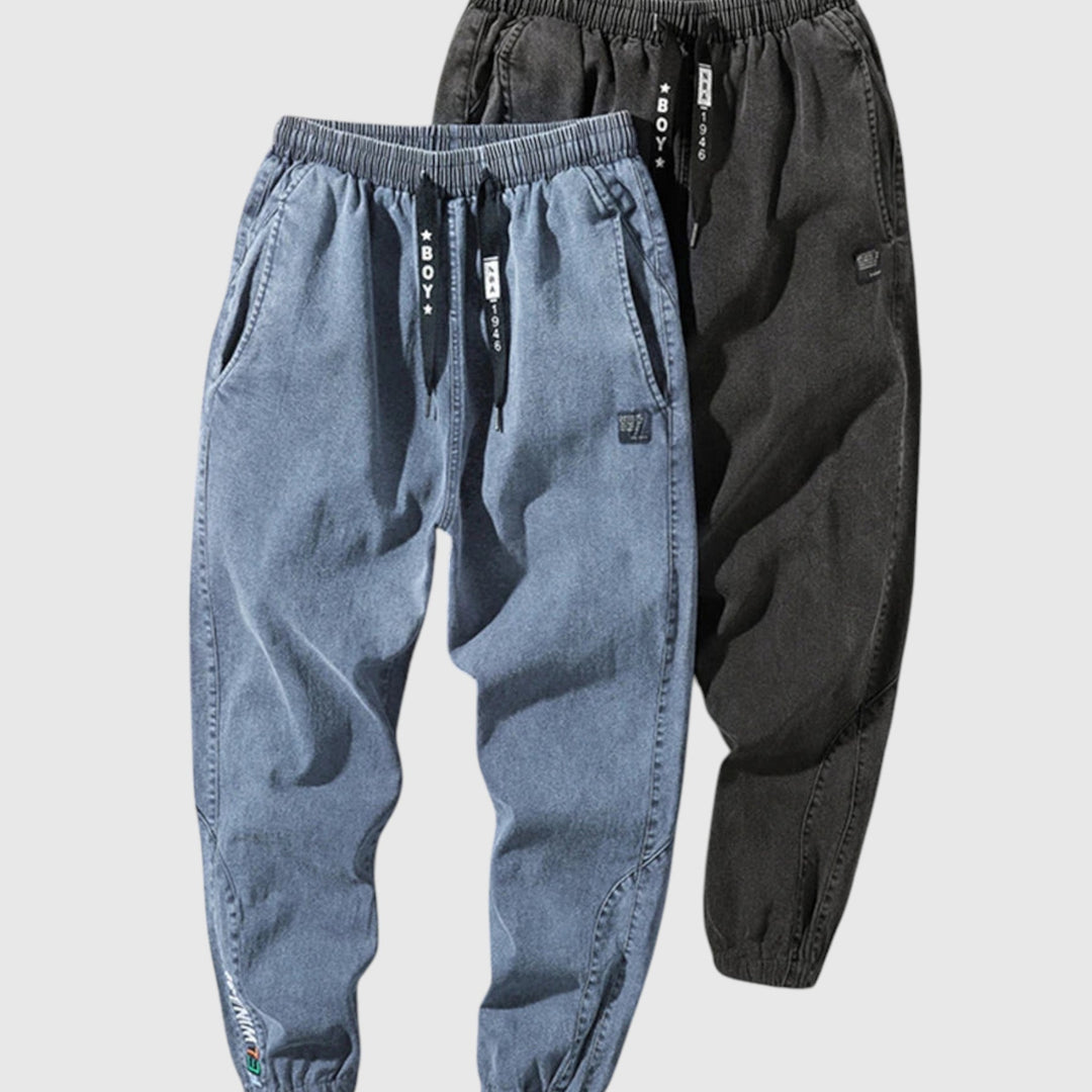 Pantalons jogger en denim élégants