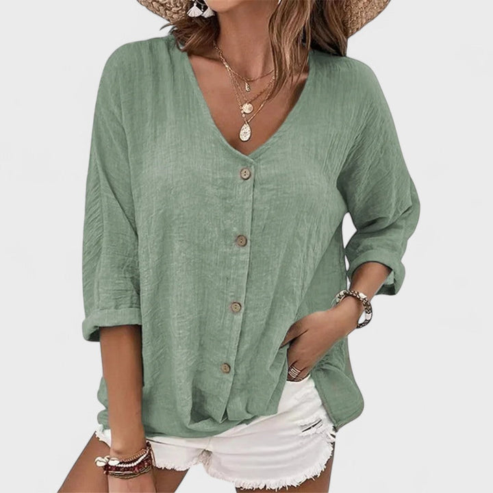 Anna - Chemise en Lin d'Été