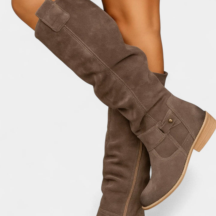 BelleVie – Bottes en daim élégantes