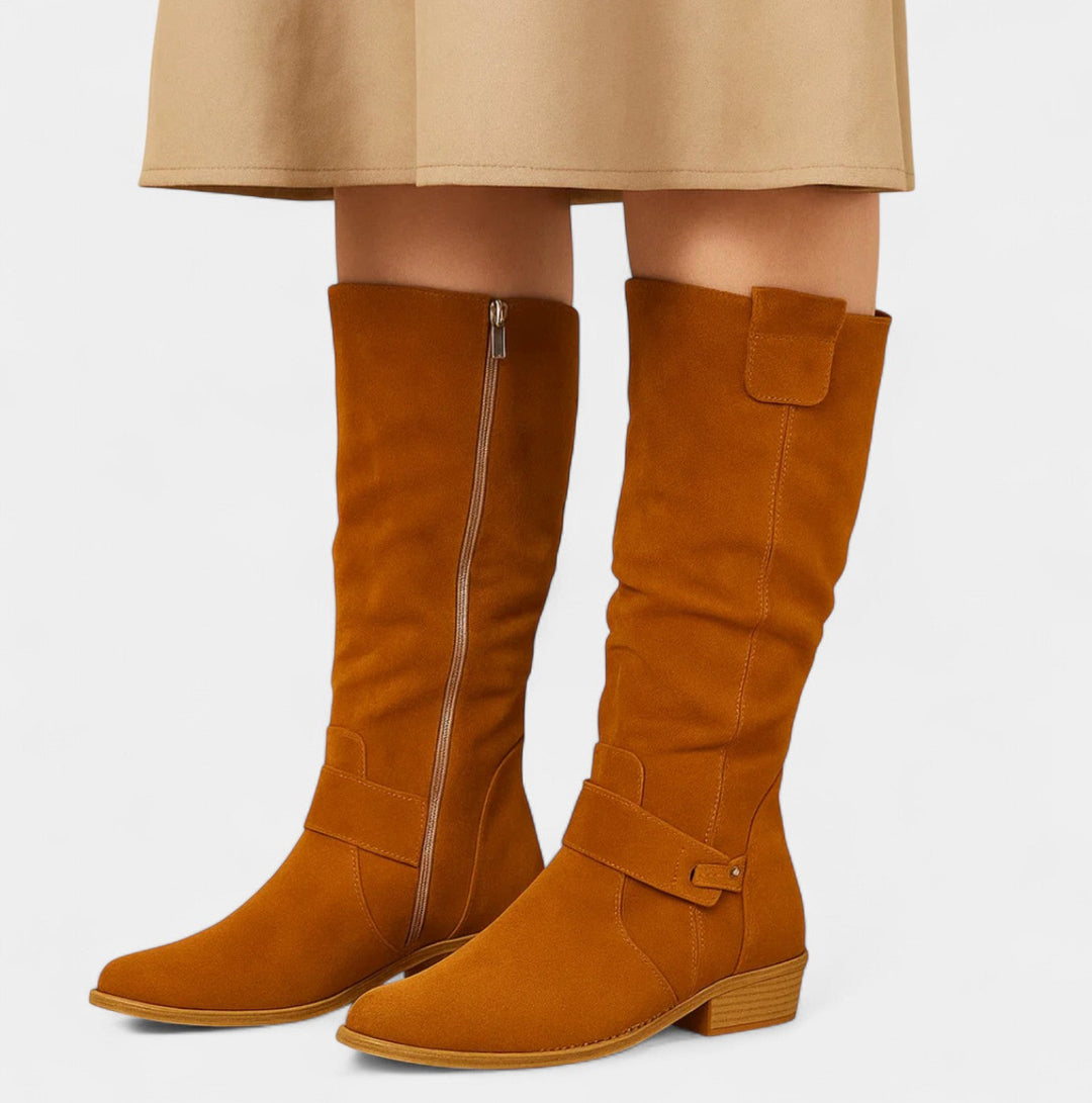 BelleVie – Bottes en daim élégantes