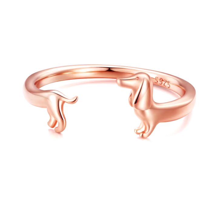 Bague Dachshund Préférée - Pour l'amour de votre chiot