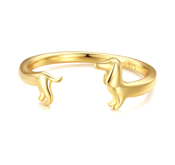 Bague Dachshund Préférée - Pour l'amour de votre chiot