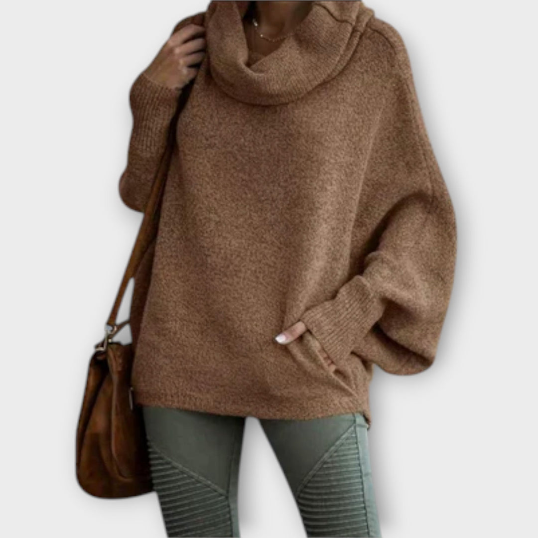 Ulrike - Pull élégant pour femme en style écaille de tortue