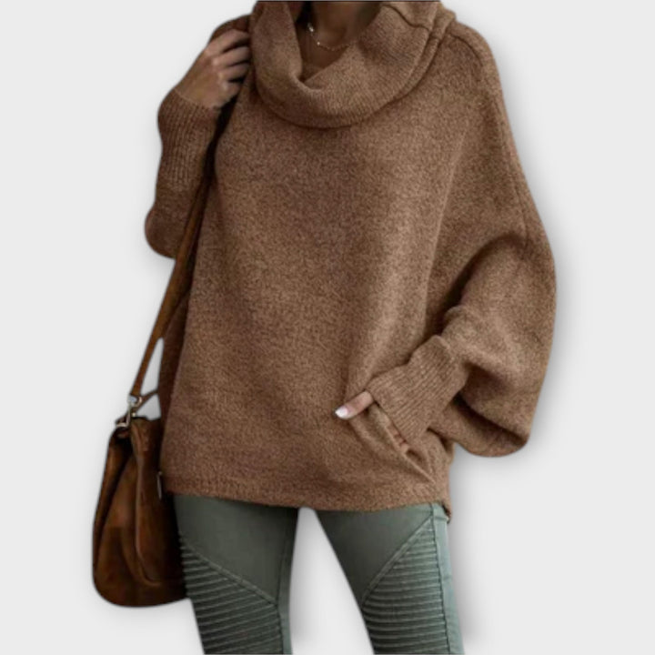 Ulrike - Pull élégant pour femme en style écaille de tortue