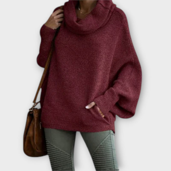 Ulrike - Pull élégant pour femme en style écaille de tortue