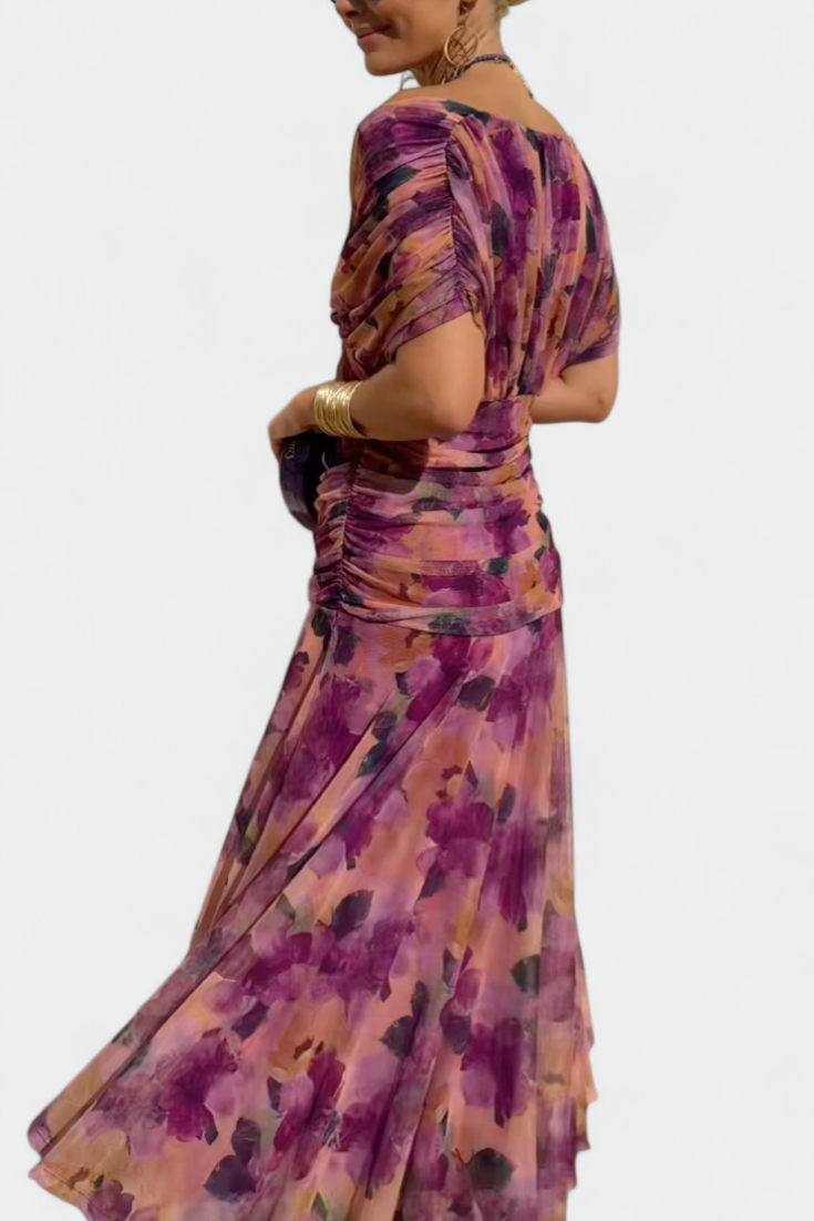 Eryzziah – Robe élégante avec imprimé floral