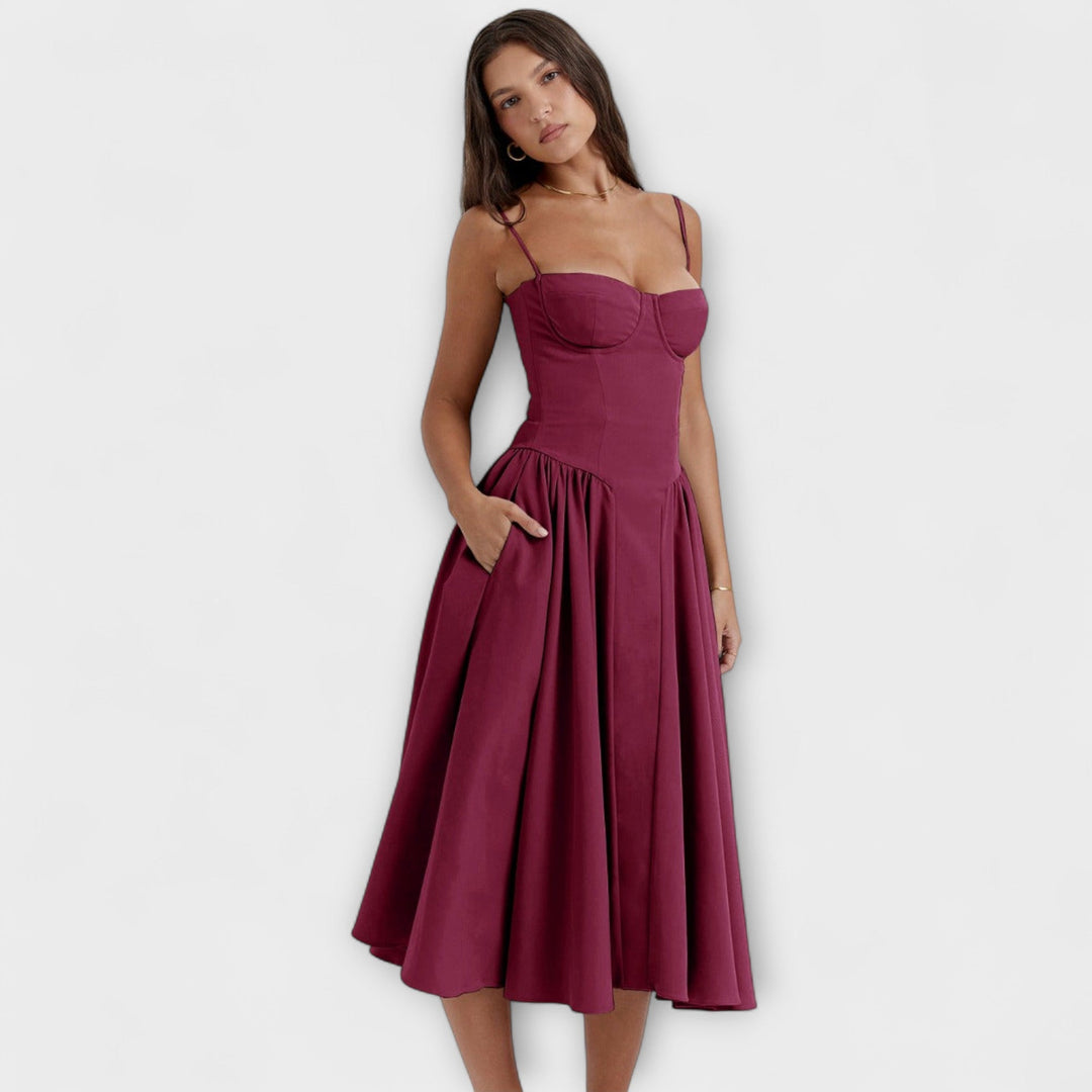 Rosalie - Robe corset élégante sans manches