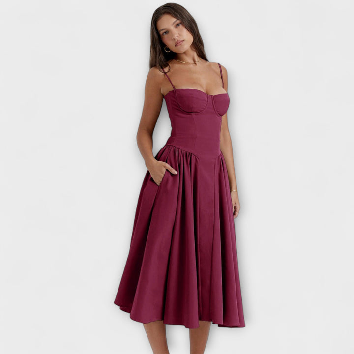 Rosalie - Robe corset élégante sans manches