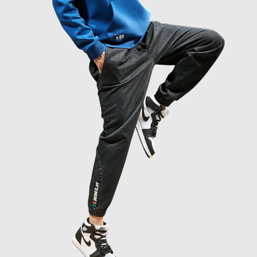 Pantalons jogger en denim élégants