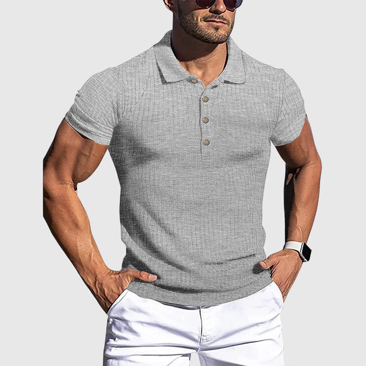 Libuše - Chemise polo à rayures élégante
