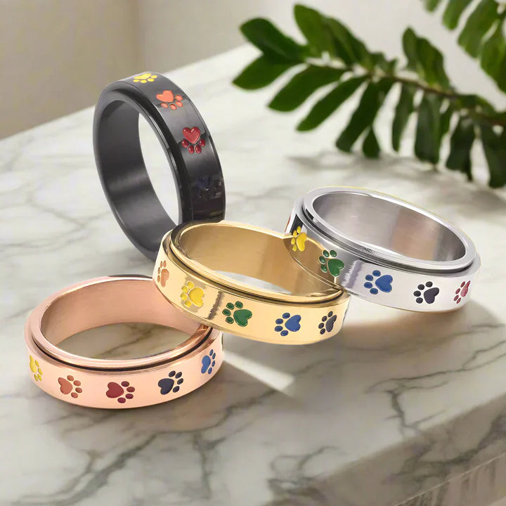 Bague anti-stress rotative pour pattes