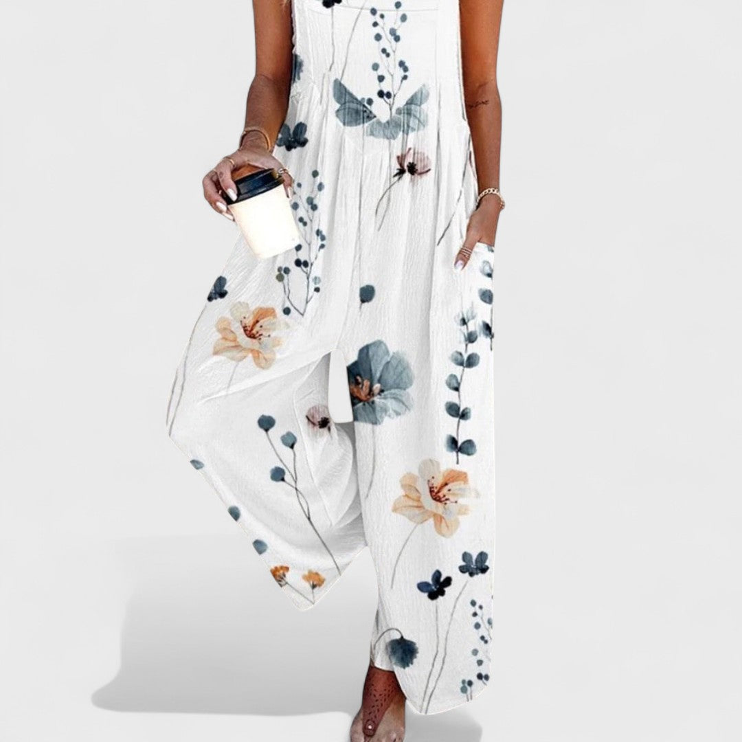 Agáta - Combinaison d'Été à Motif Floral