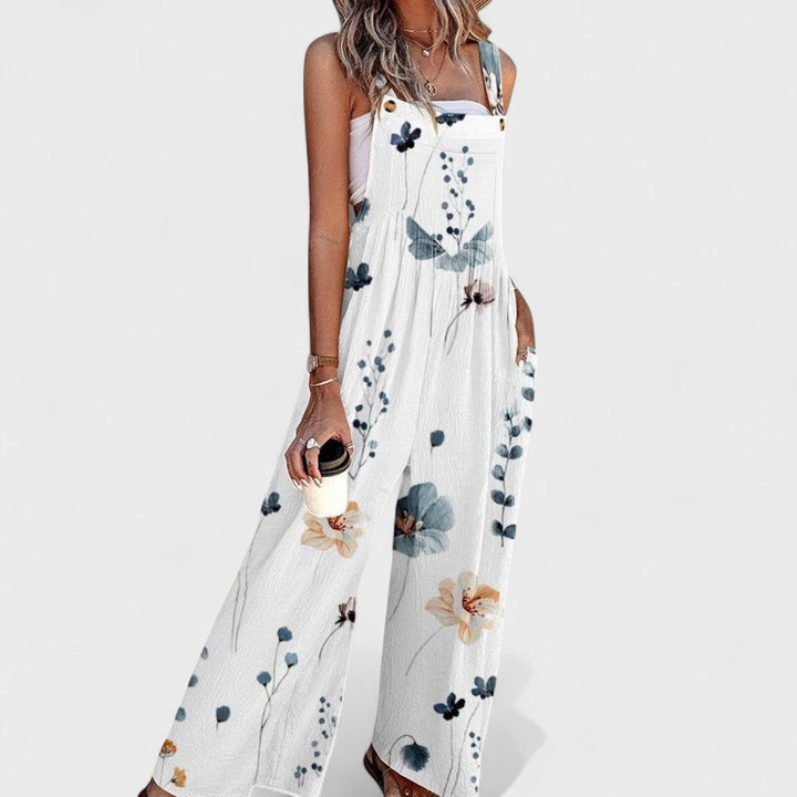 Agáta - Combinaison d'Été à Motif Floral