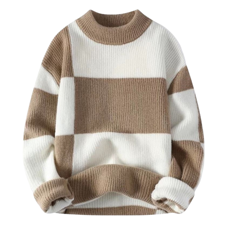 Pull Géométrique en Laine