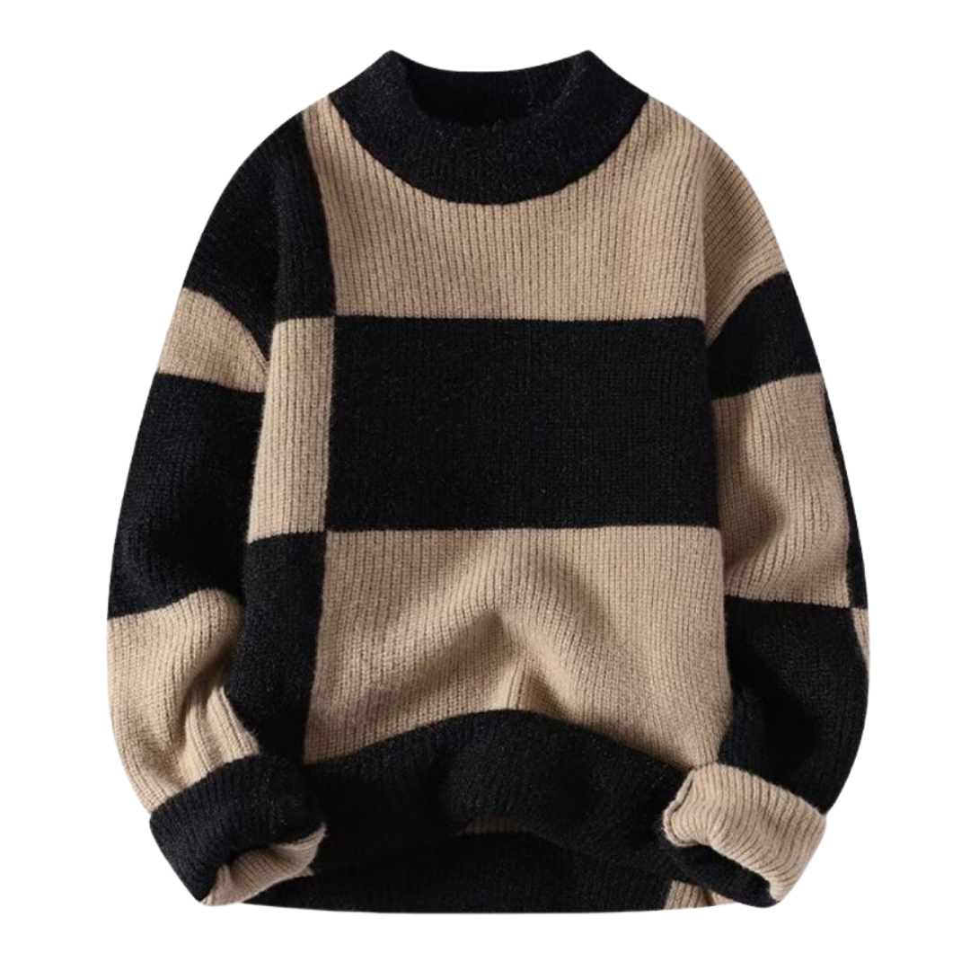 Pull Géométrique en Laine