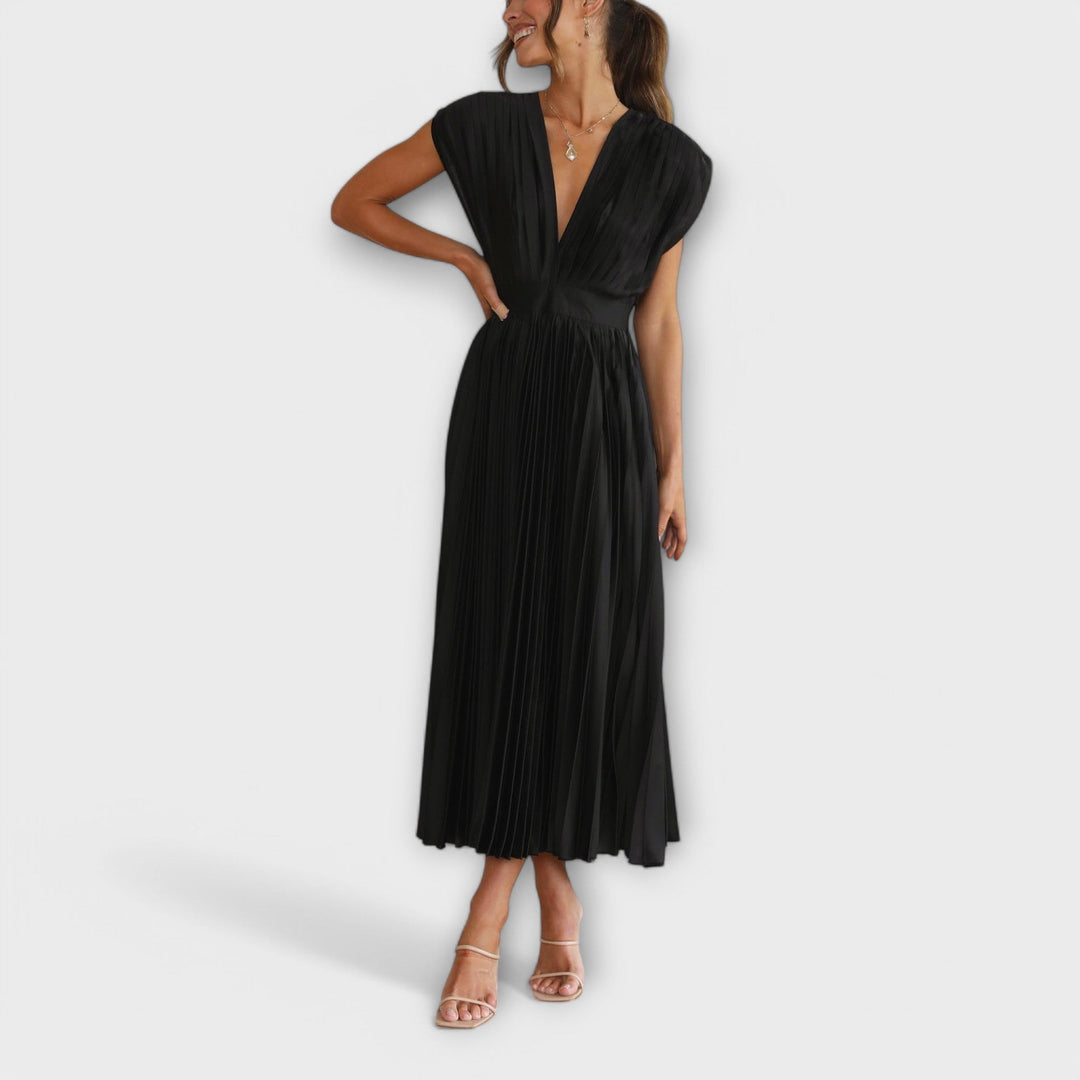 Maria - Robe Plissée Élégante