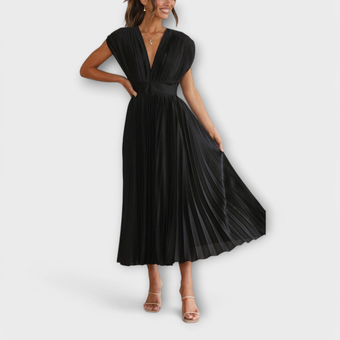 Maria - Robe Plissée Élégante
