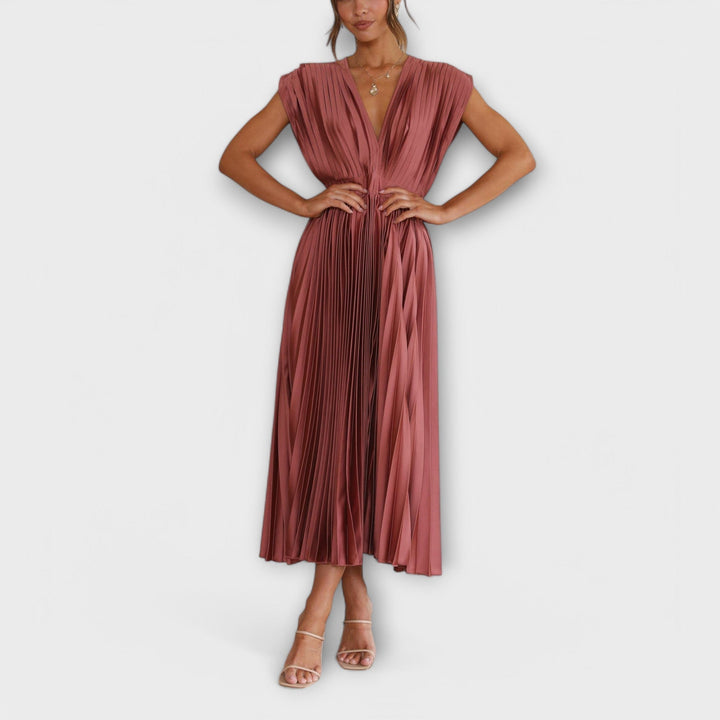 Maria - Robe Plissée Élégante