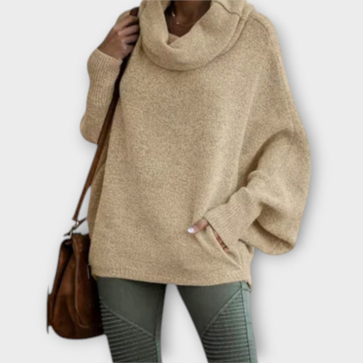 Ulrike - Pull élégant pour femme en style écaille de tortue