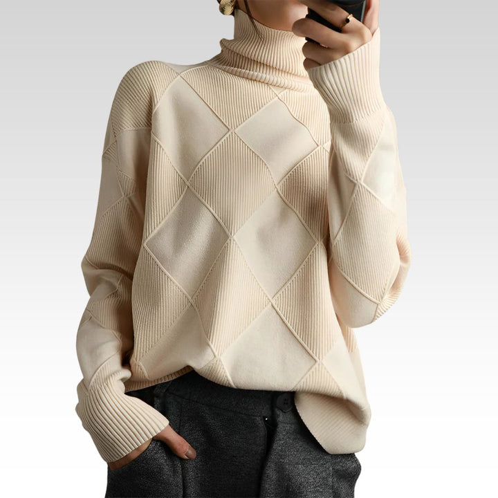 Marcelle | Pull col roulé épais