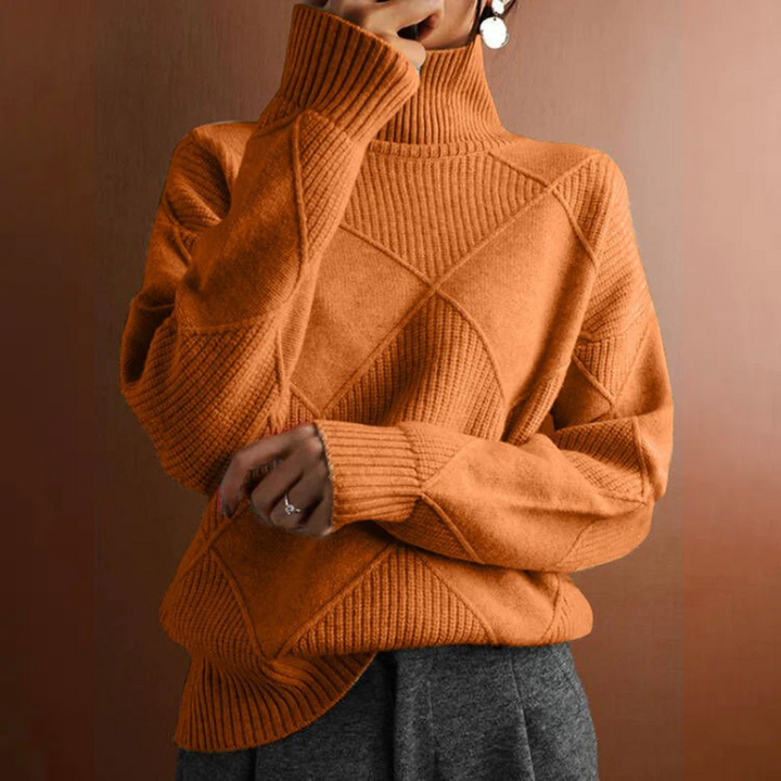Marcelle | Pull col roulé épais