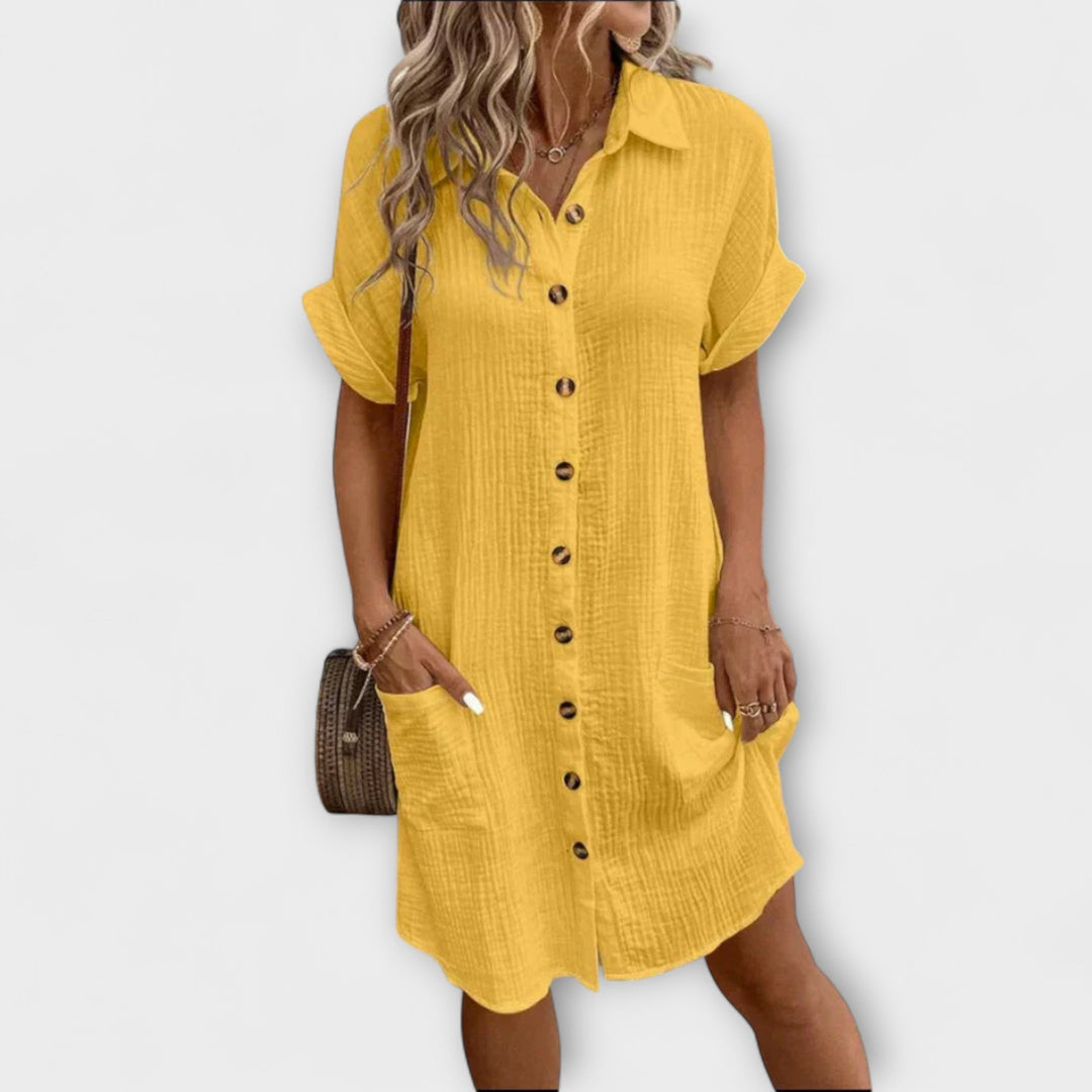 Aria - Robe polo classique décontractée