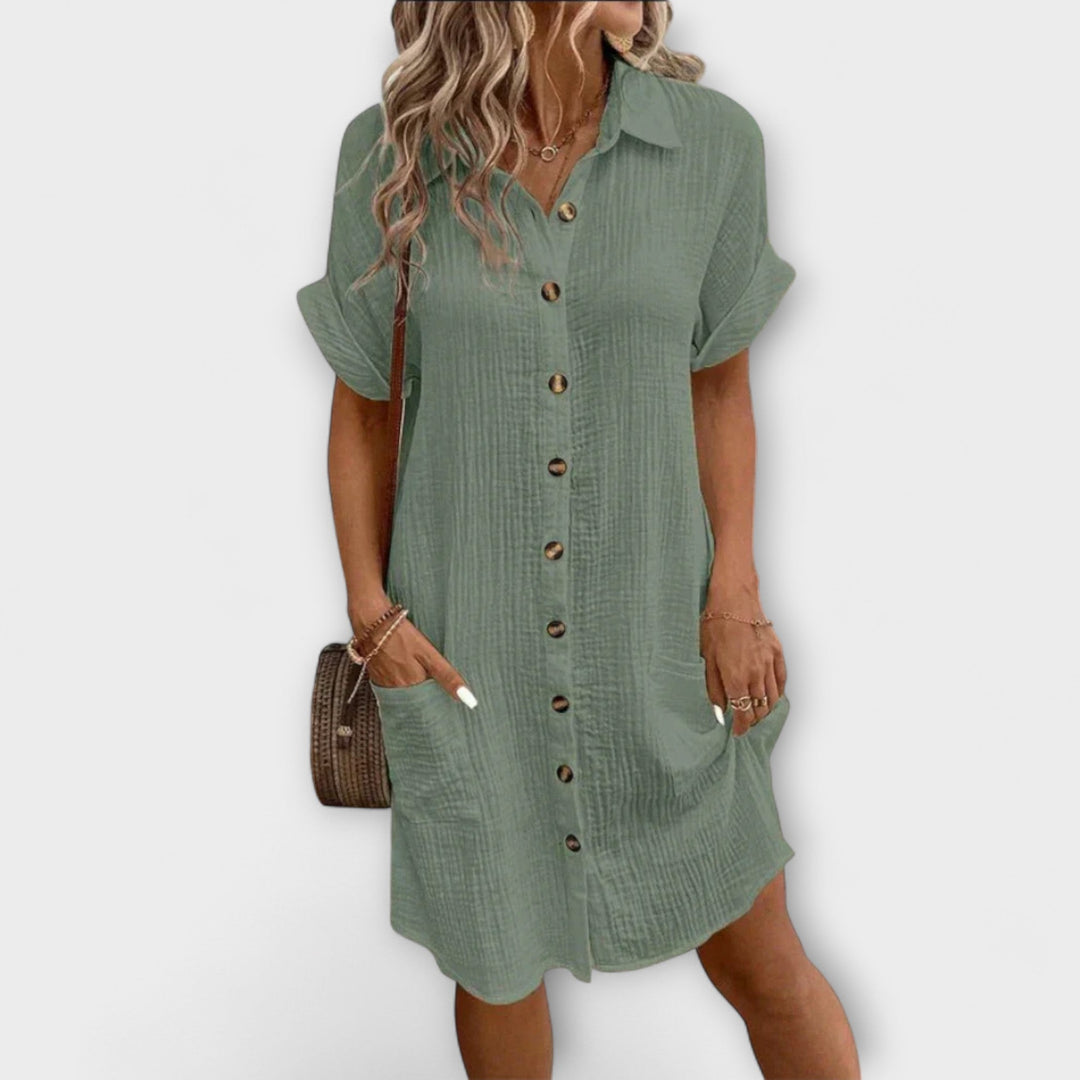 Aria - Robe polo classique décontractée