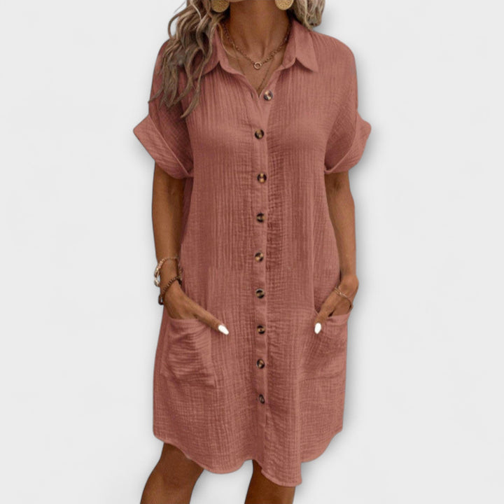 Aria - Robe polo classique décontractée