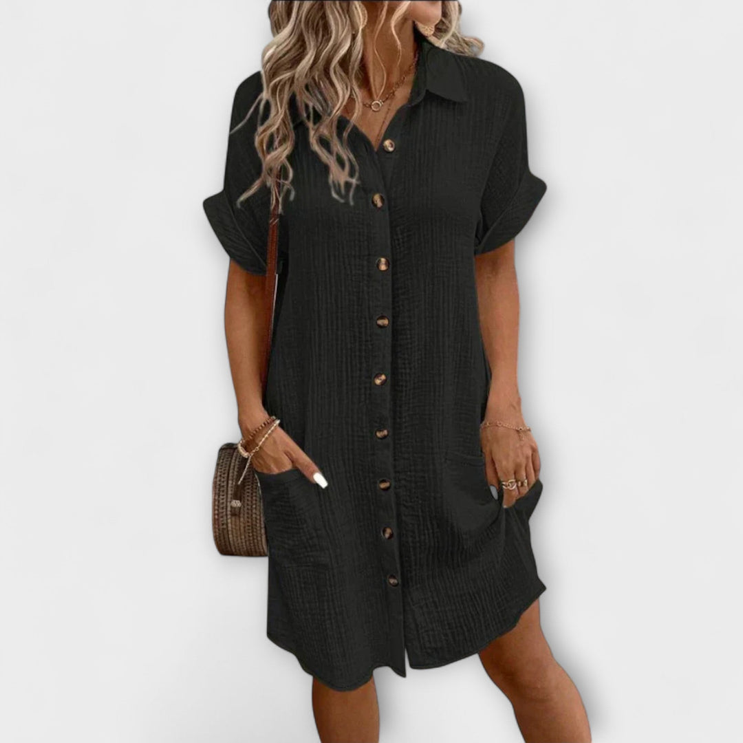 Aria - Robe polo classique décontractée