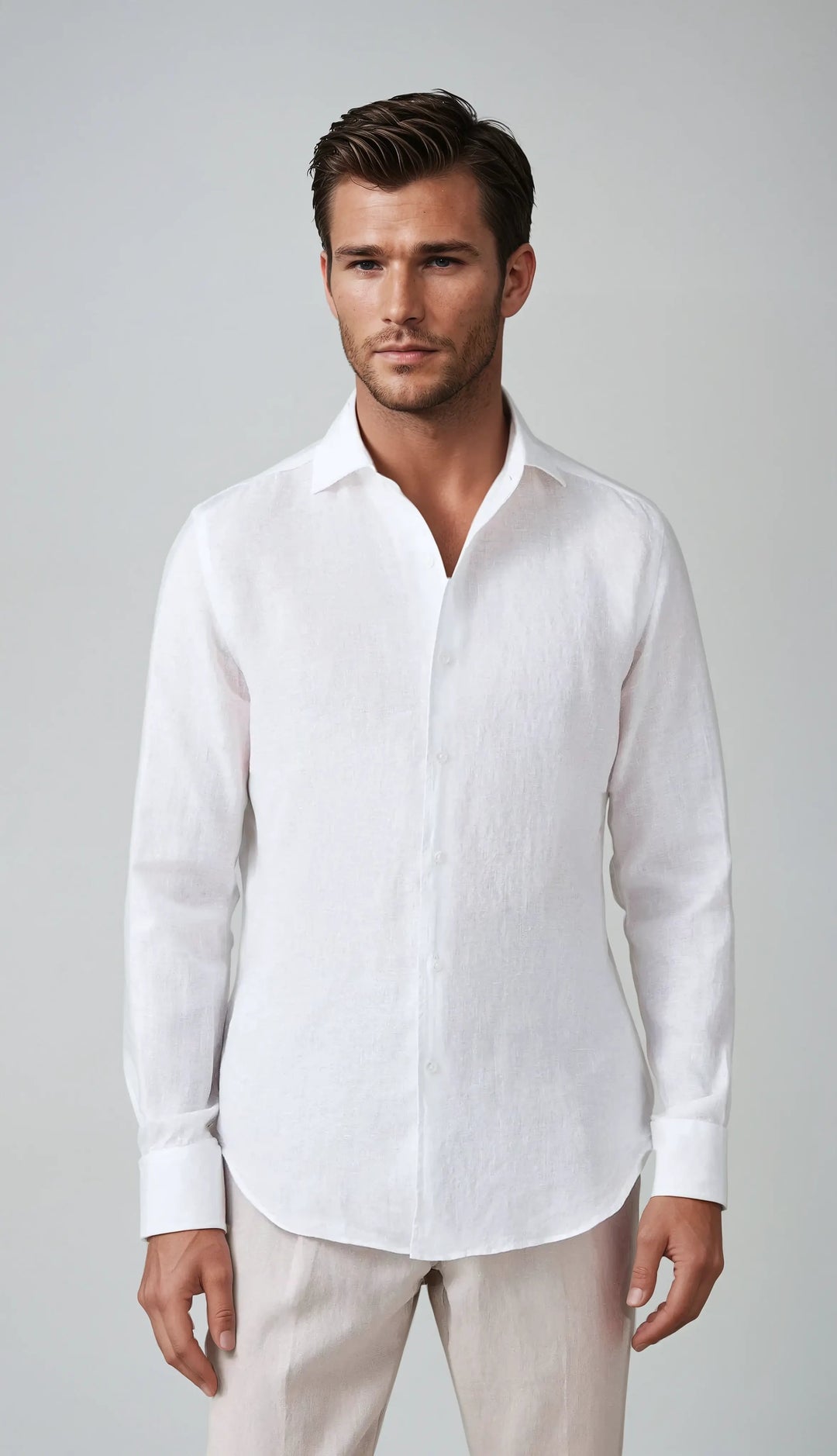 Chemise en Lin Essentielle - Blanche