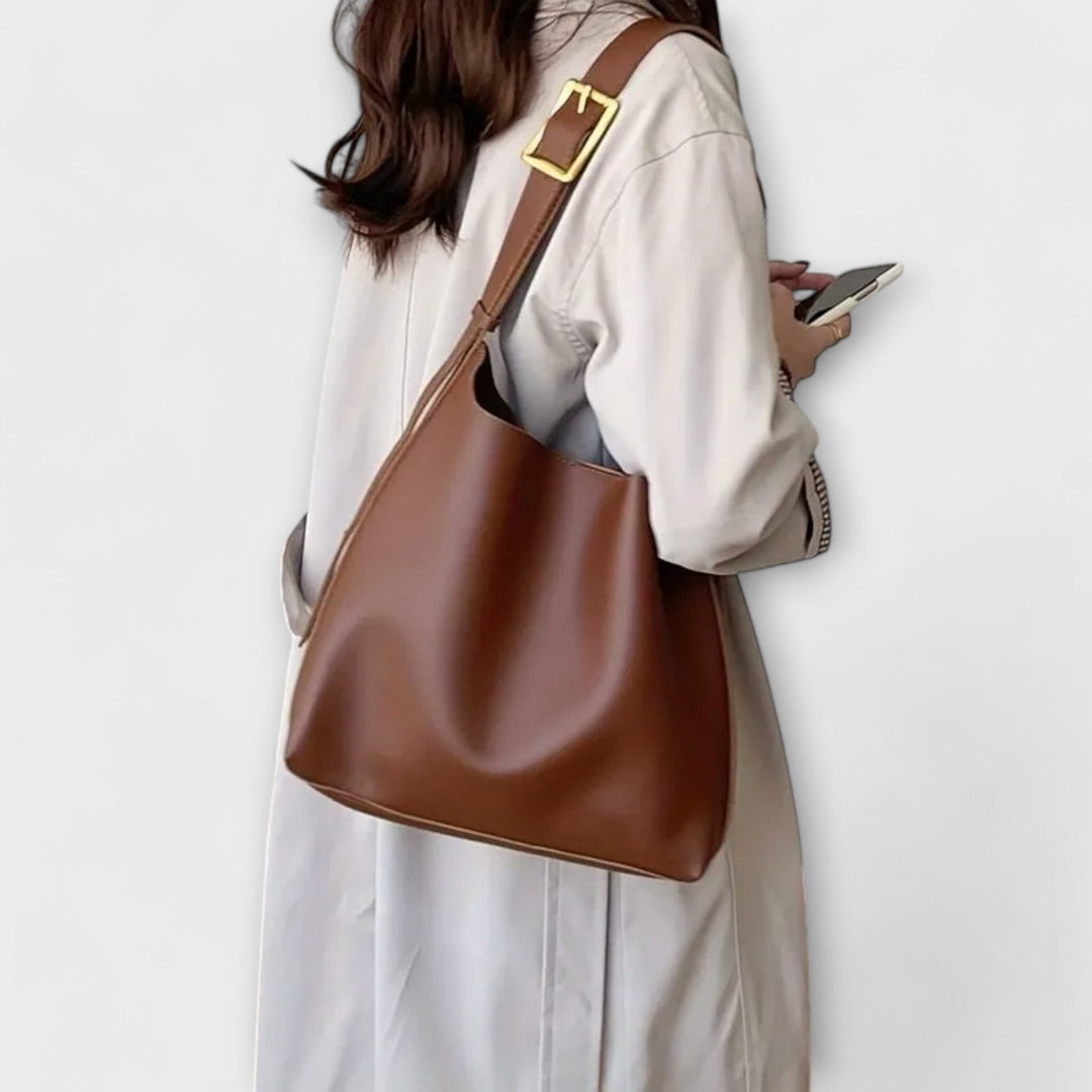Cécile. – Sac en cuir élégant à bandoulière