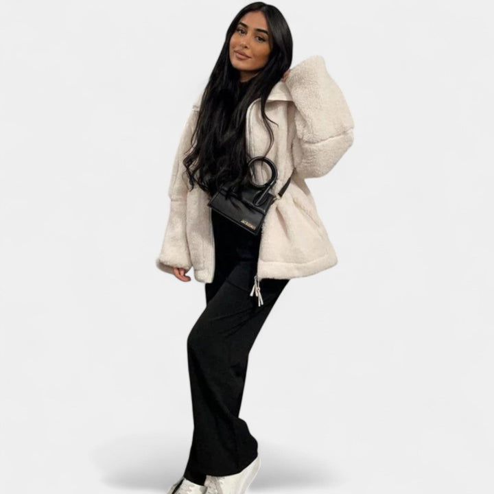 Karla – Manteau teddy doux