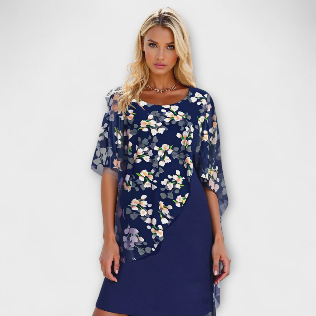 Lyanna - Robe en chiffon à fleurs pour femmes