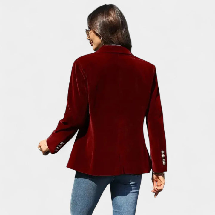 Andrea – Veste en velours
