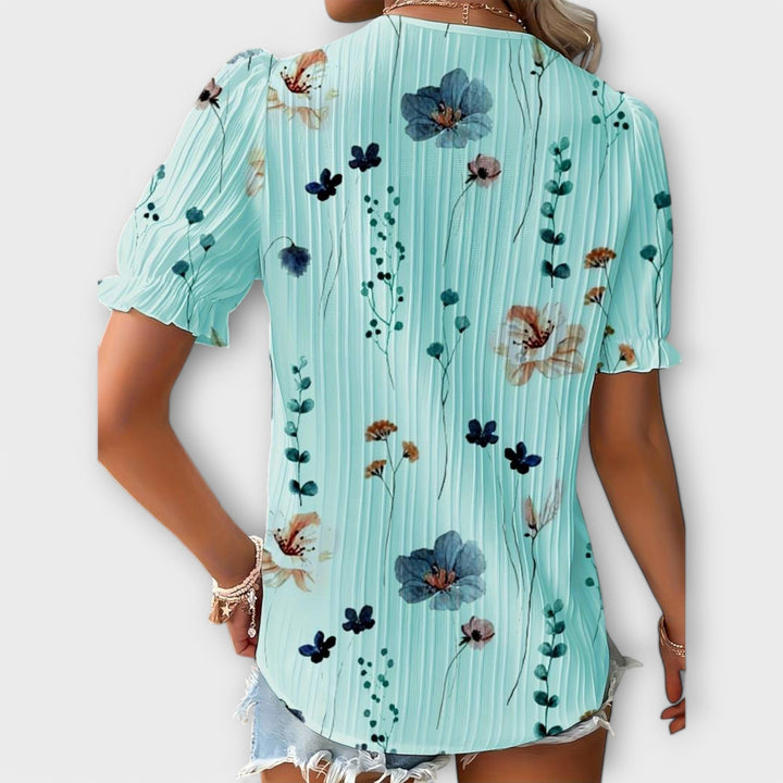 Emily - Blouse à col en V