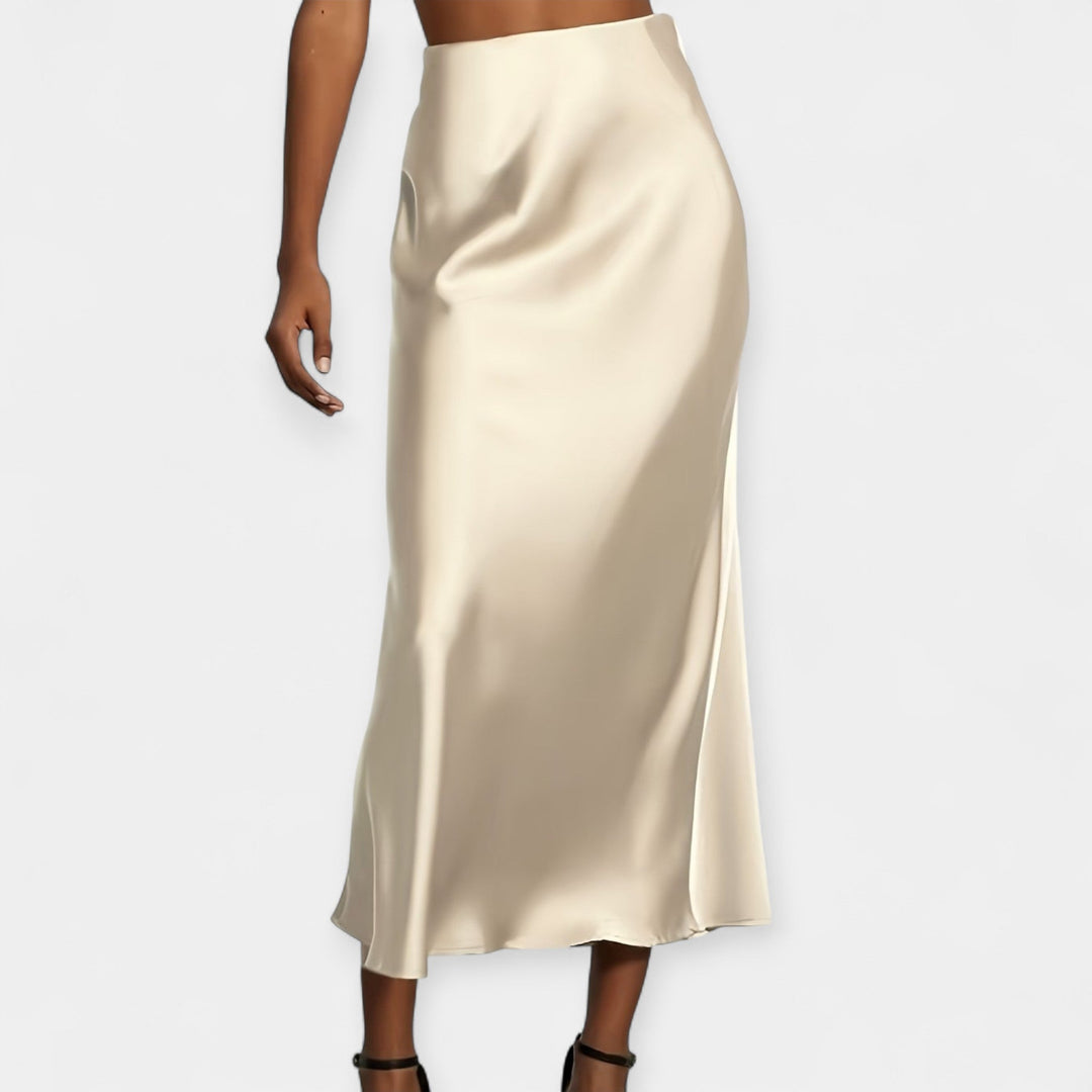 Marie - Jupe midi haute et élégante