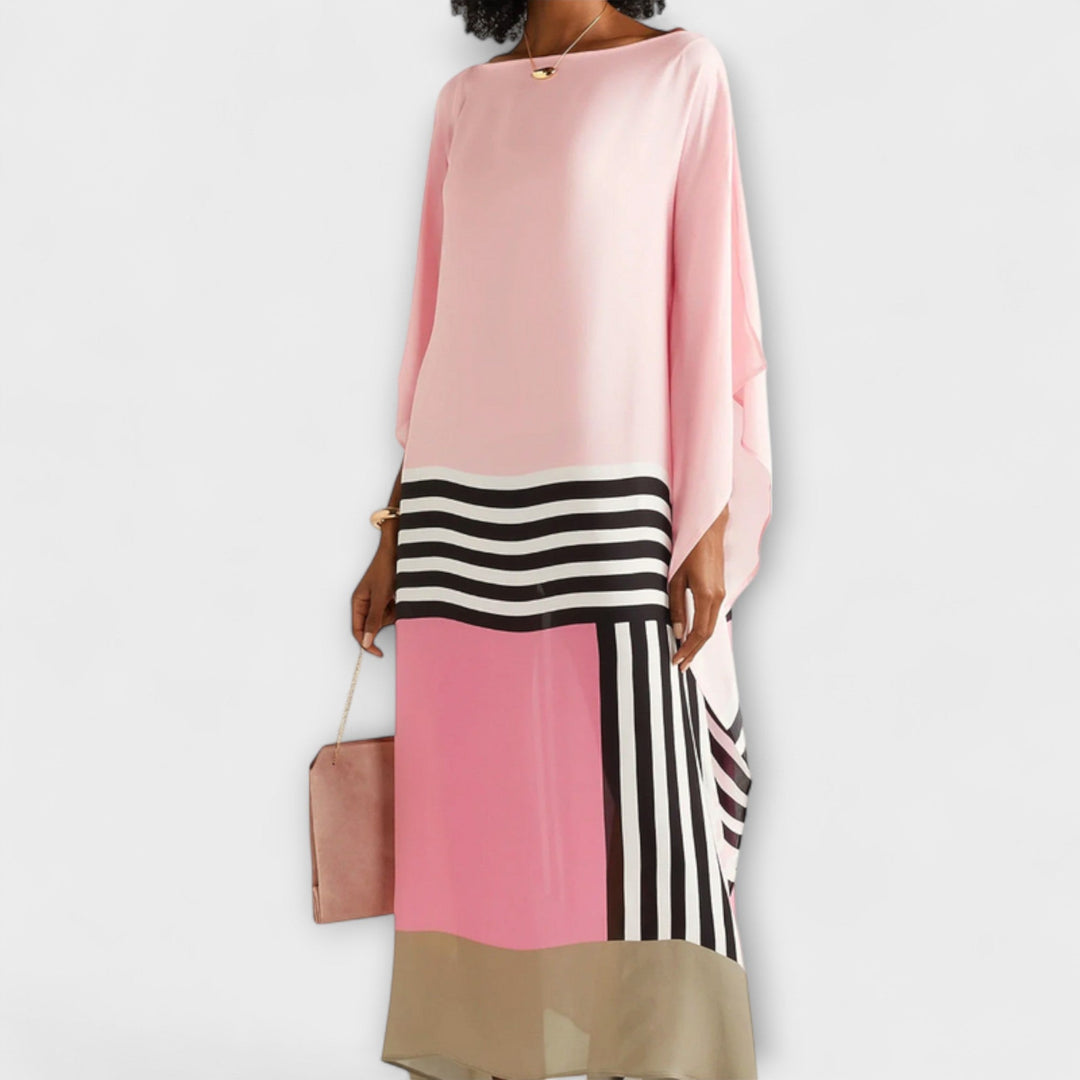 Elenora - Kaftan géométrique à coupe ample